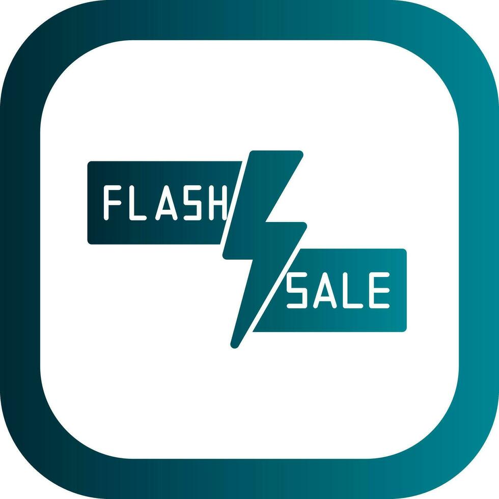 Flash Sale Lightning Vector Icon Design