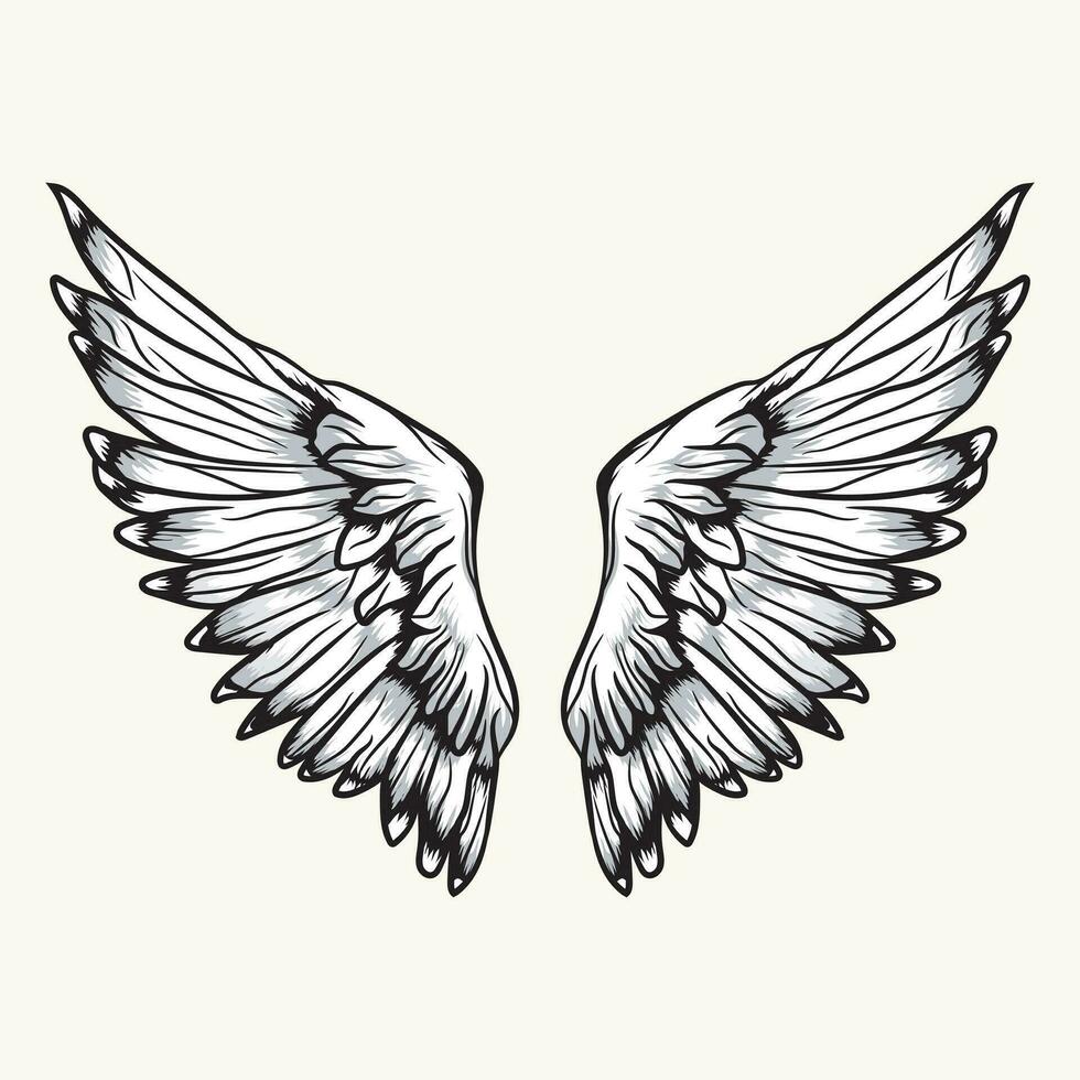 Wings Vector Graphics