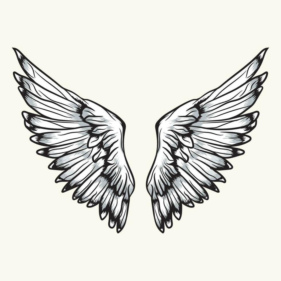 Wings Vector Graphics