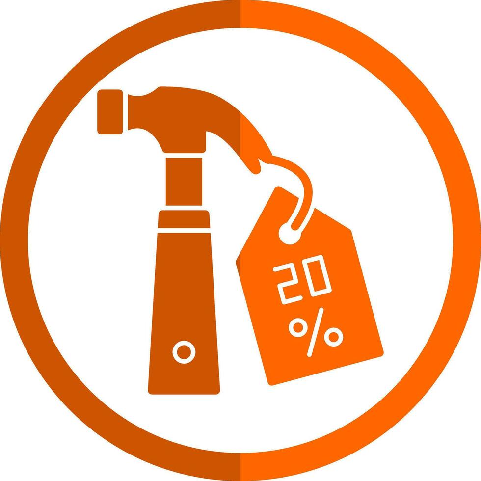 Discount Hammer Vector Icon Design