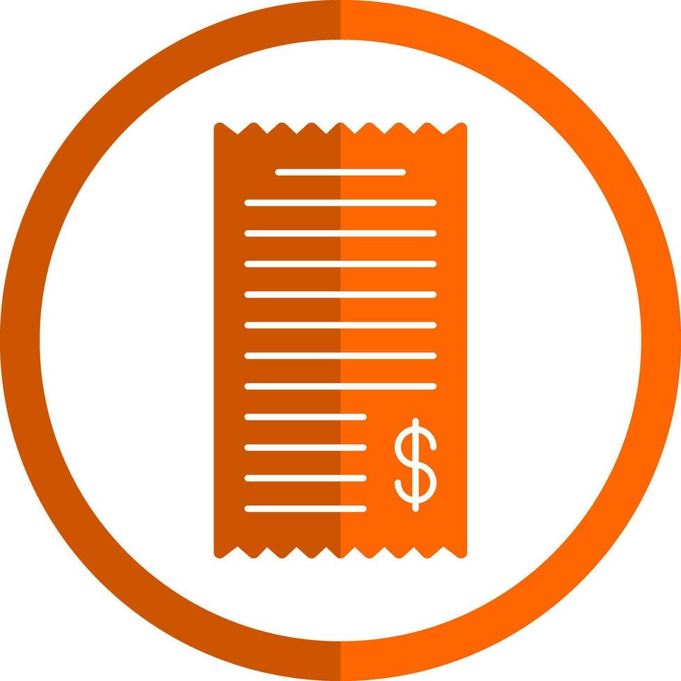 Shopping Receipt Vector Icon Design