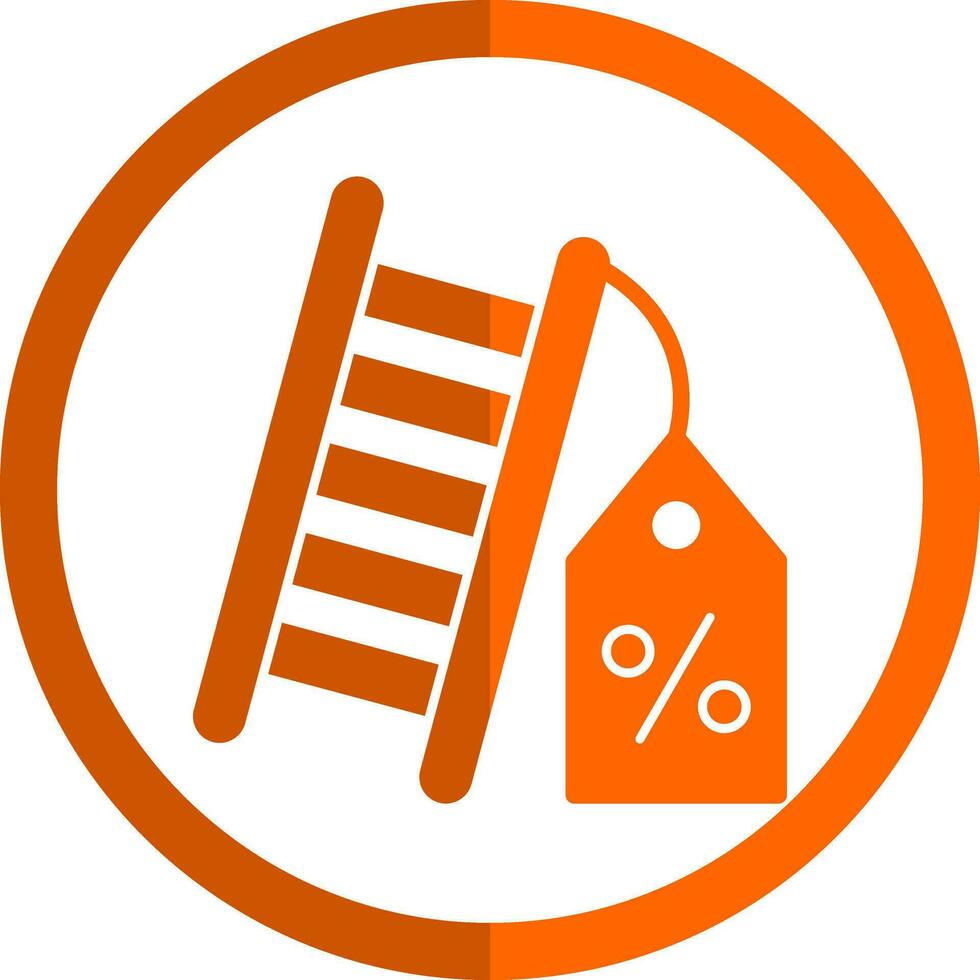 Discount Ladder Vector Icon Design