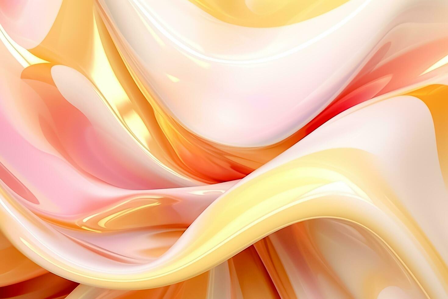 Abstract orange marble texture with a smooth and shiny surface , 3d render photo