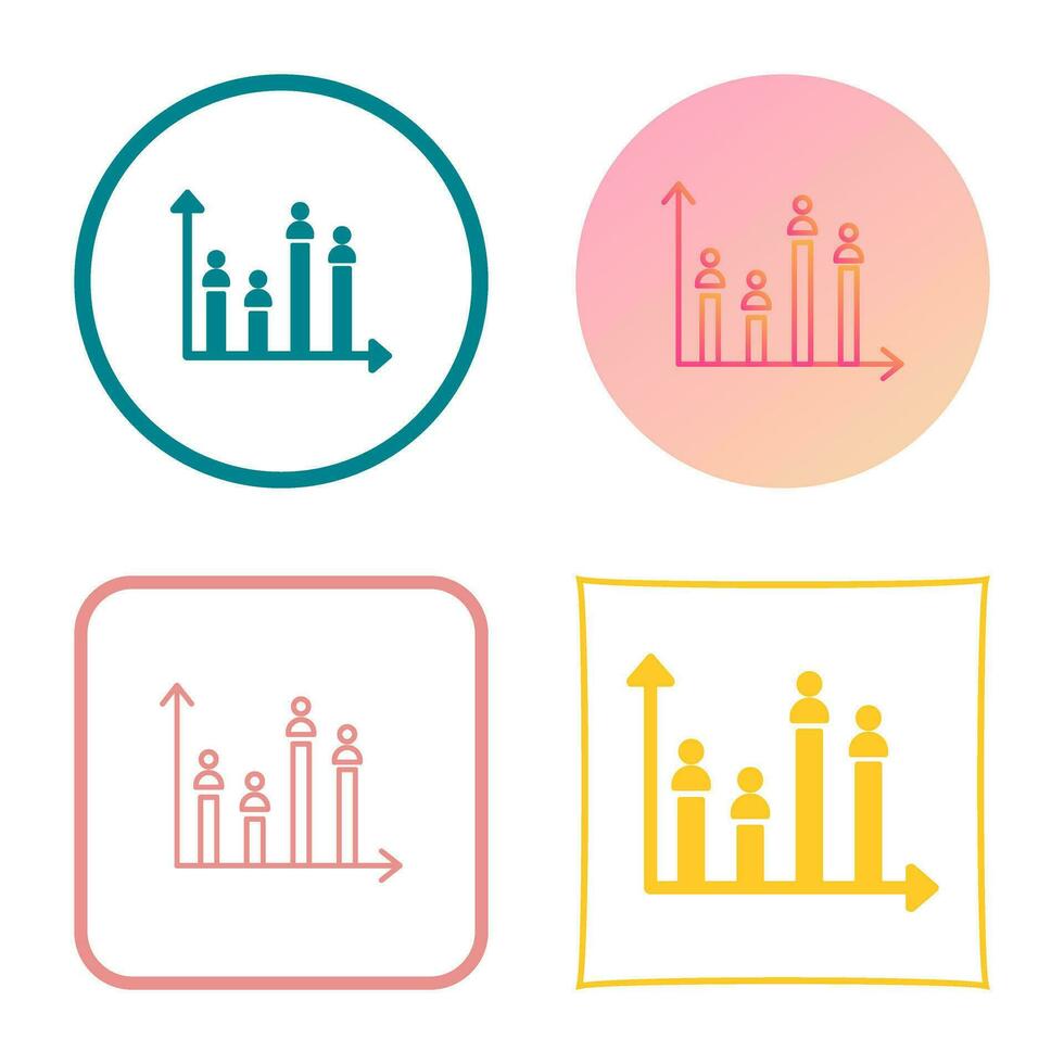 Candidate Graph Vector Icon