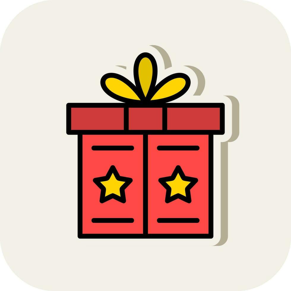 Gift Box Vector Icon Design