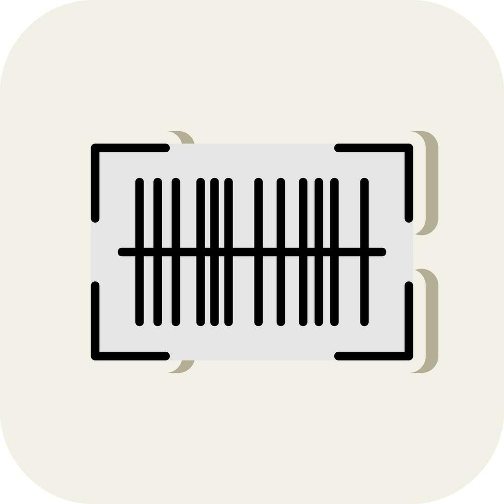 Shopping Barcode Scanner Vector Icon Design