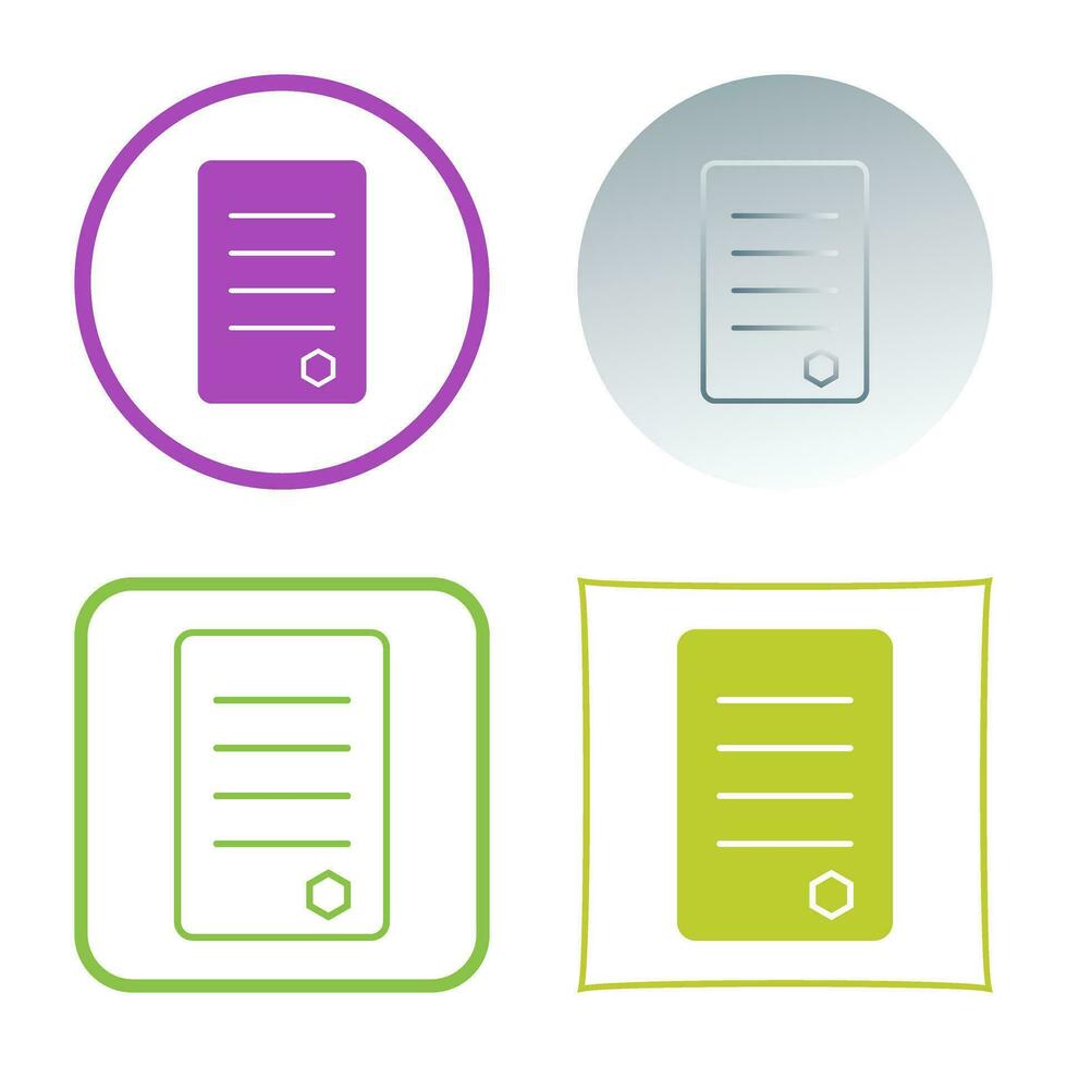 Unique Reports Vector Icon