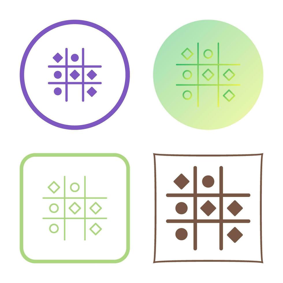 Tic Tac Toe Vector Icon