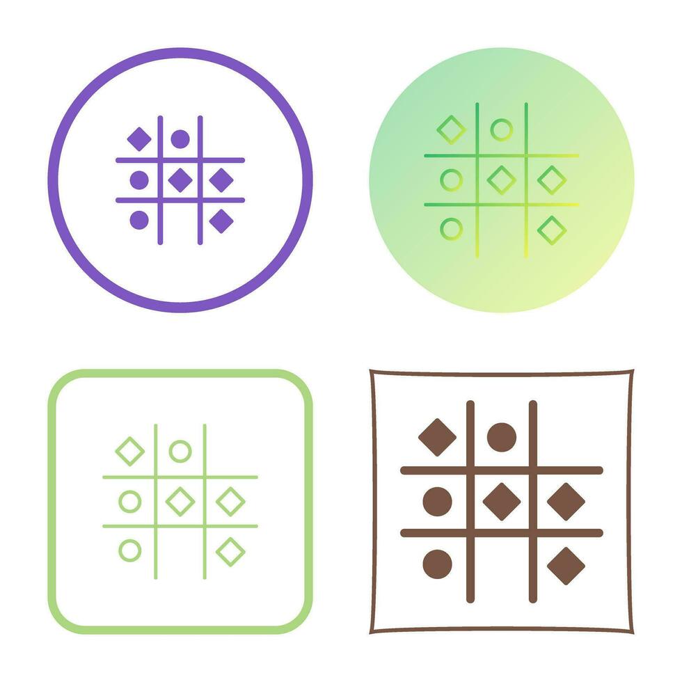 Tic Tac Toe Vector Icon