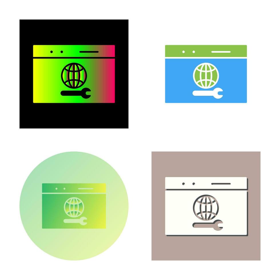Unique Web Support Vector Icon