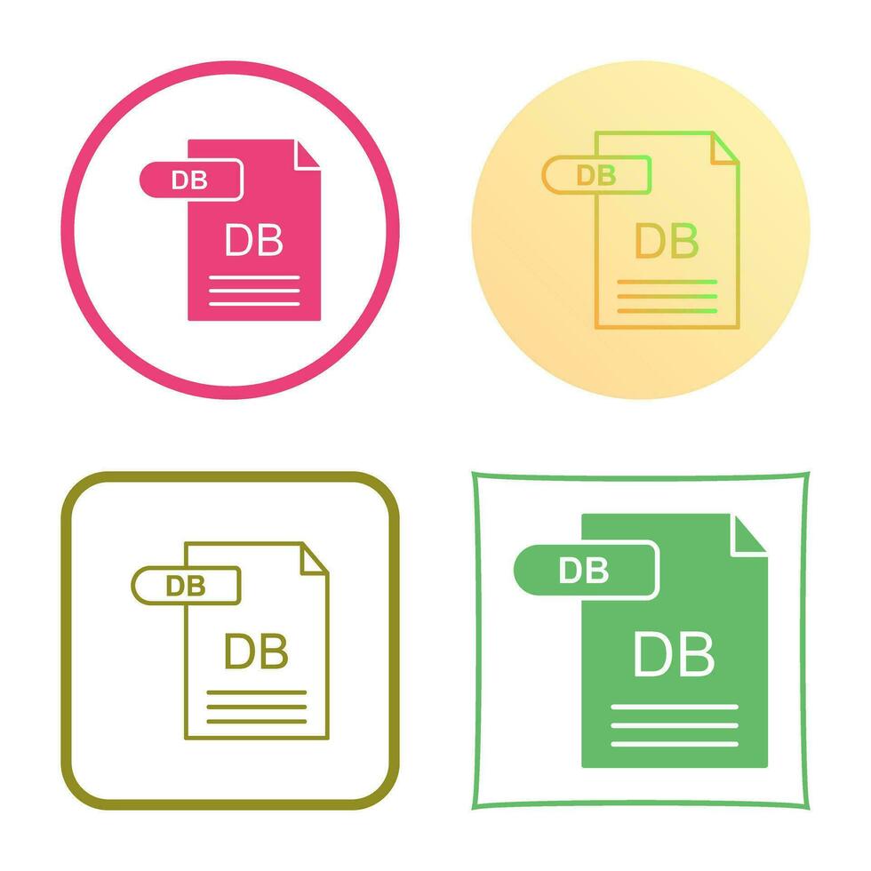 icono de vector de base de datos