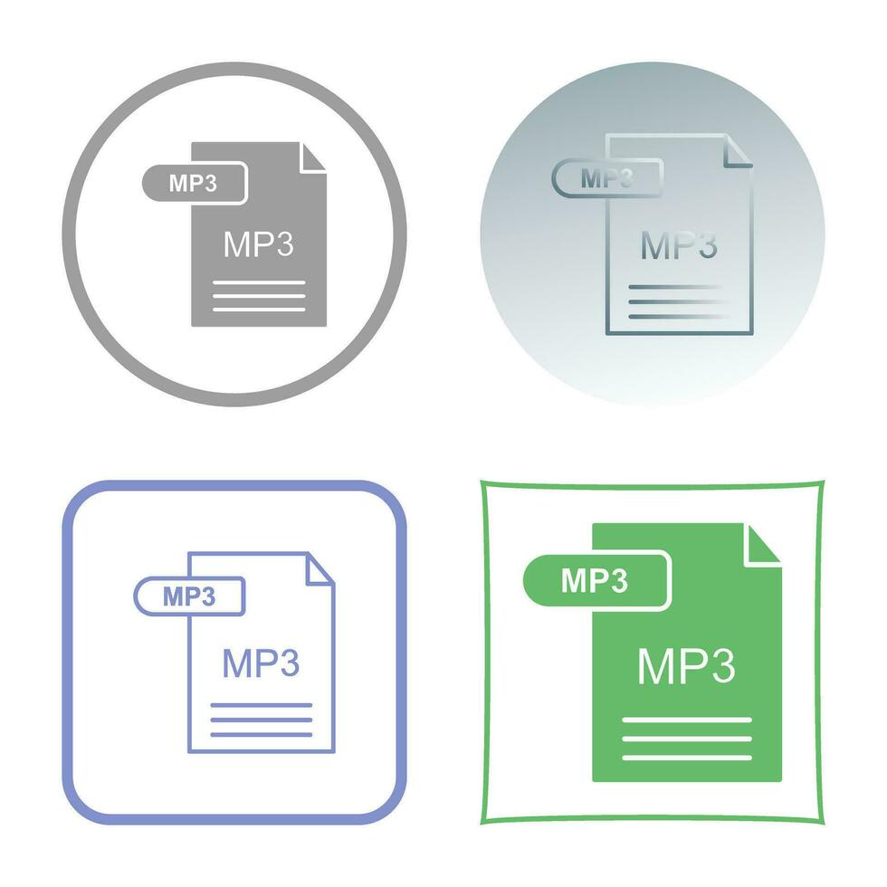 MP3 Vector Icon