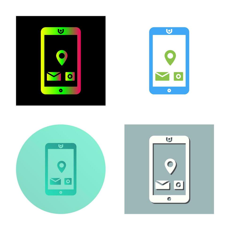 Unique Mobile Applications Vector Icon