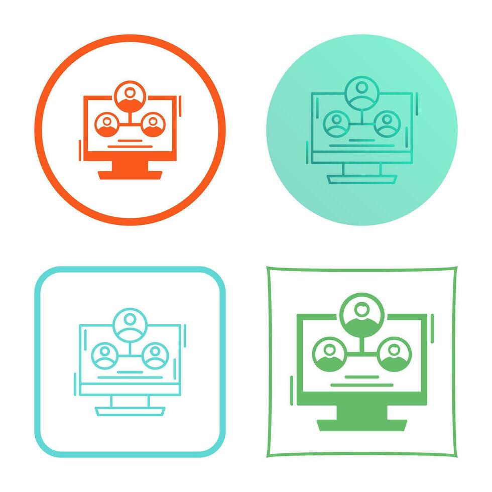Hierarchy Structure Vector Icon