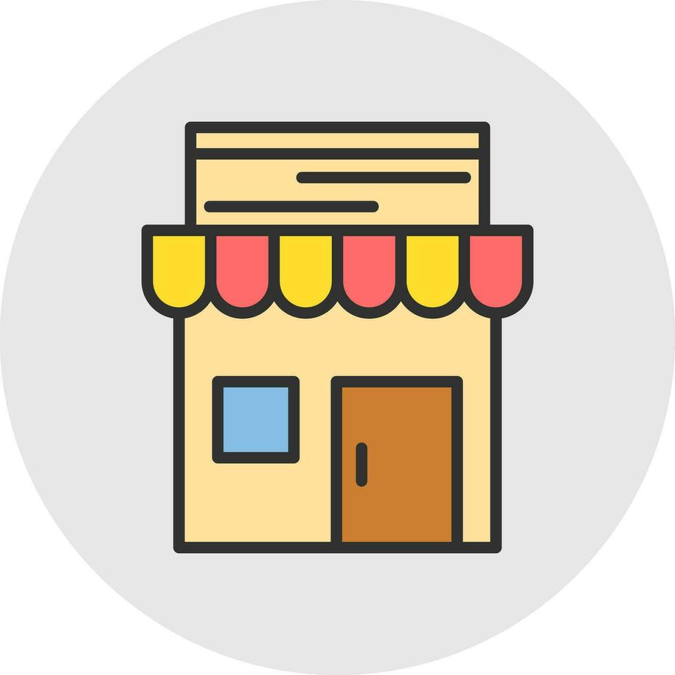 Storefront Vector Icon Design