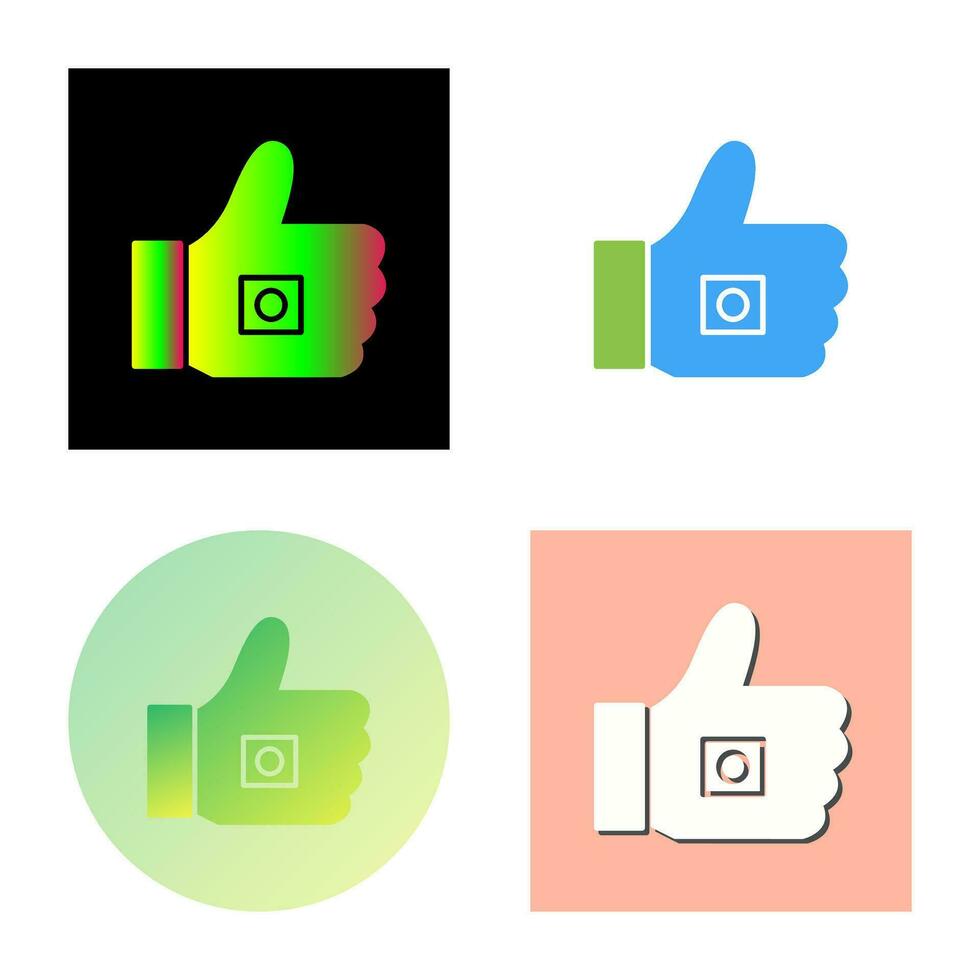 Unique Like Marketing Vector Icon