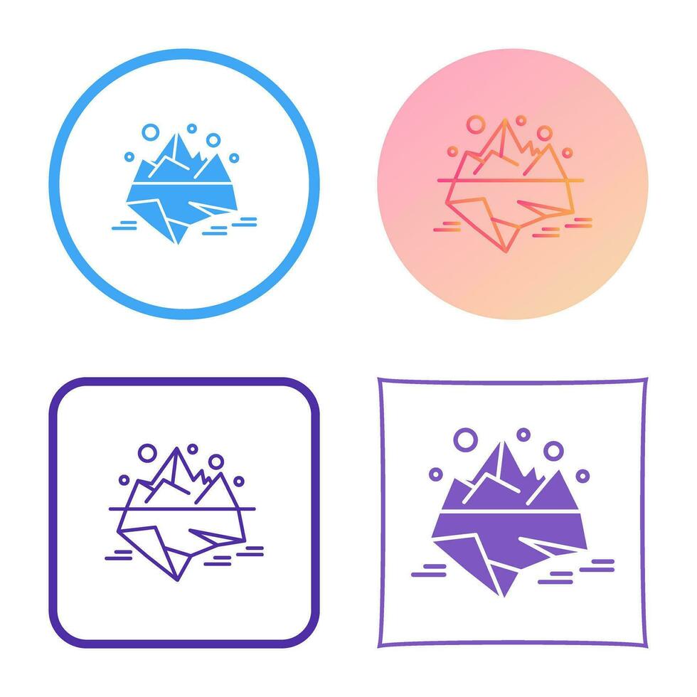 Iceberg Vector Icon