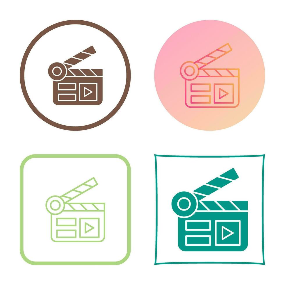 Clapper Board Vector Icon