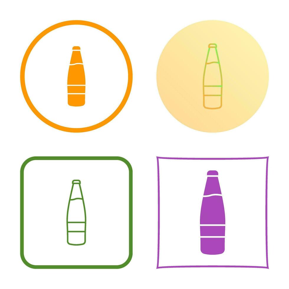 Beer Bottle Vector Icon