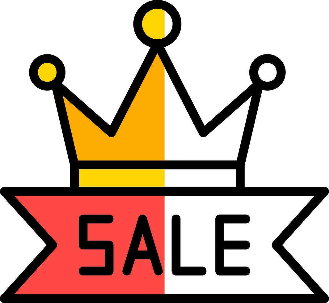 Sale Crown Vector Icon Design