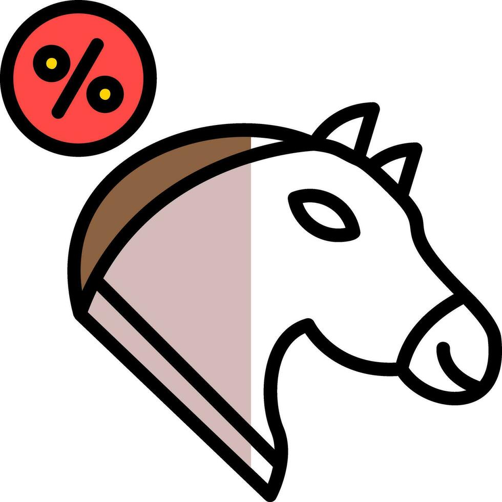 descontado unicornio vector icono diseño