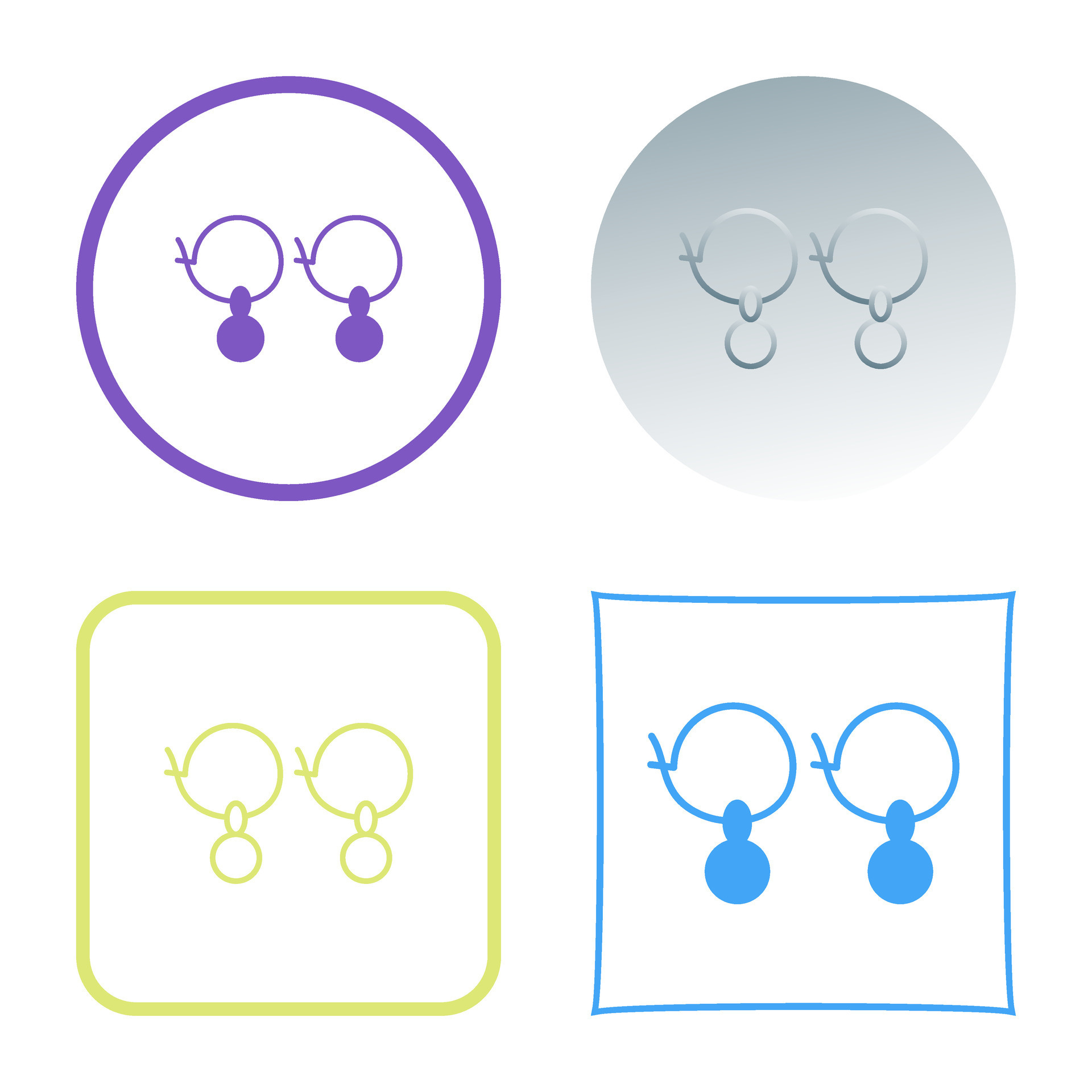 Earrings Vector Icon 31134901 Vector Art at Vecteezy