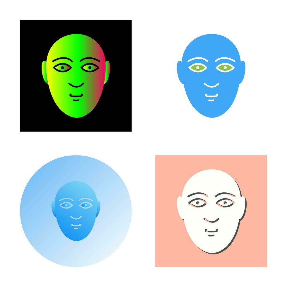 Human Face Vector Icon