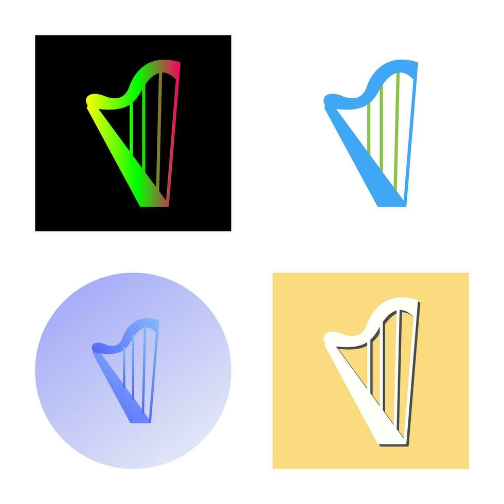 Harp Vector Icon