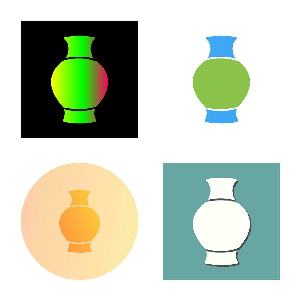 Antique Jar Vector Icon