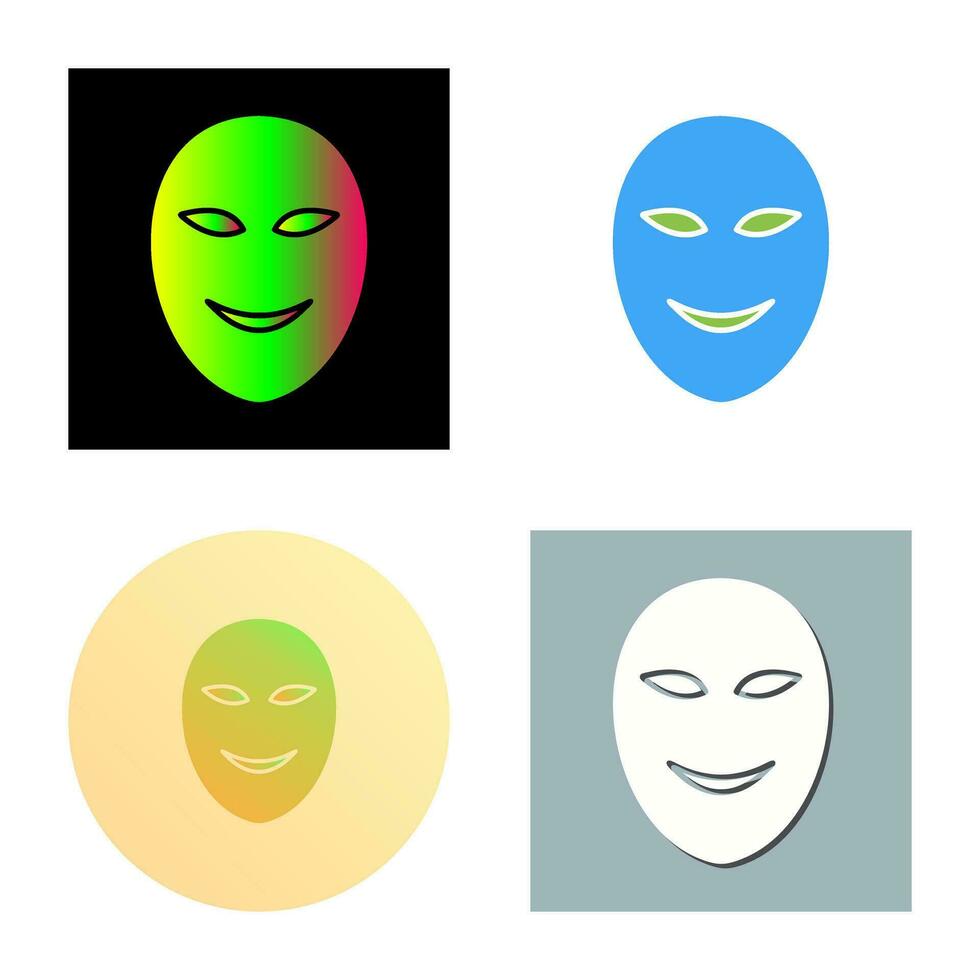 Ancient Face Mask Vector Icon