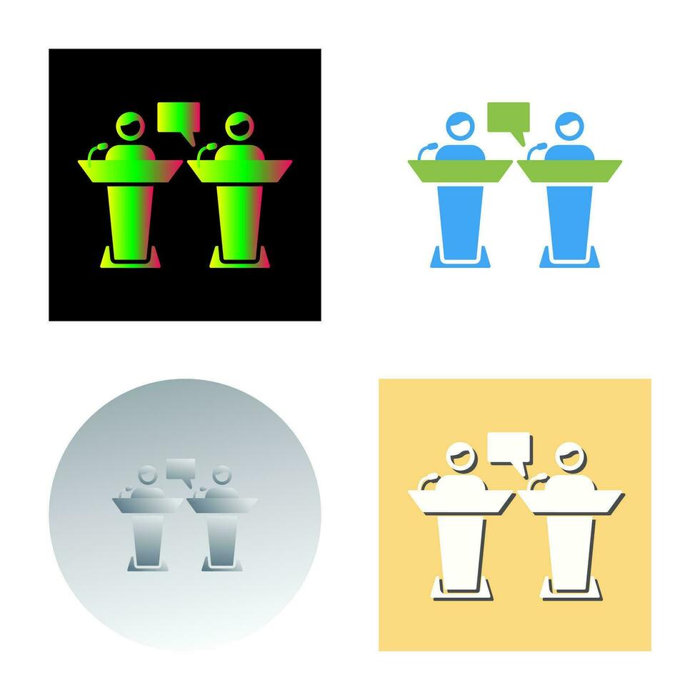 Debate Vector Icon