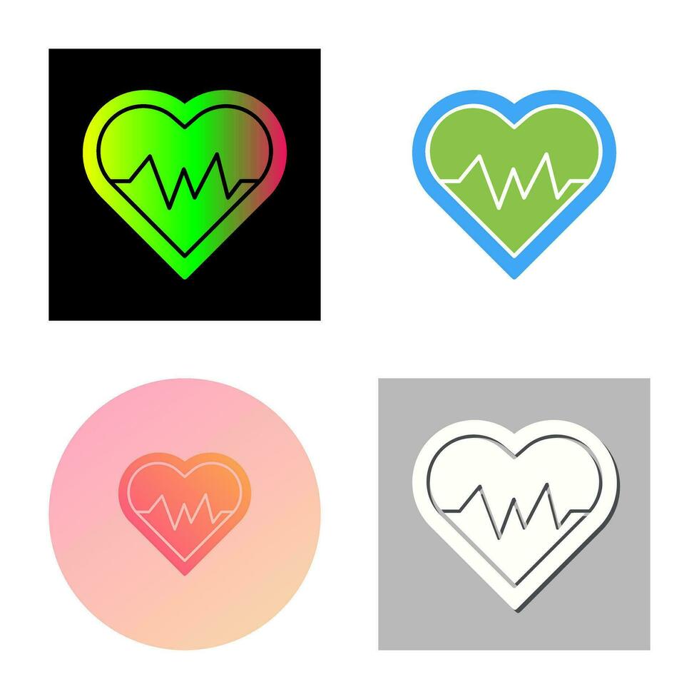 Heart Beat Vector Icon