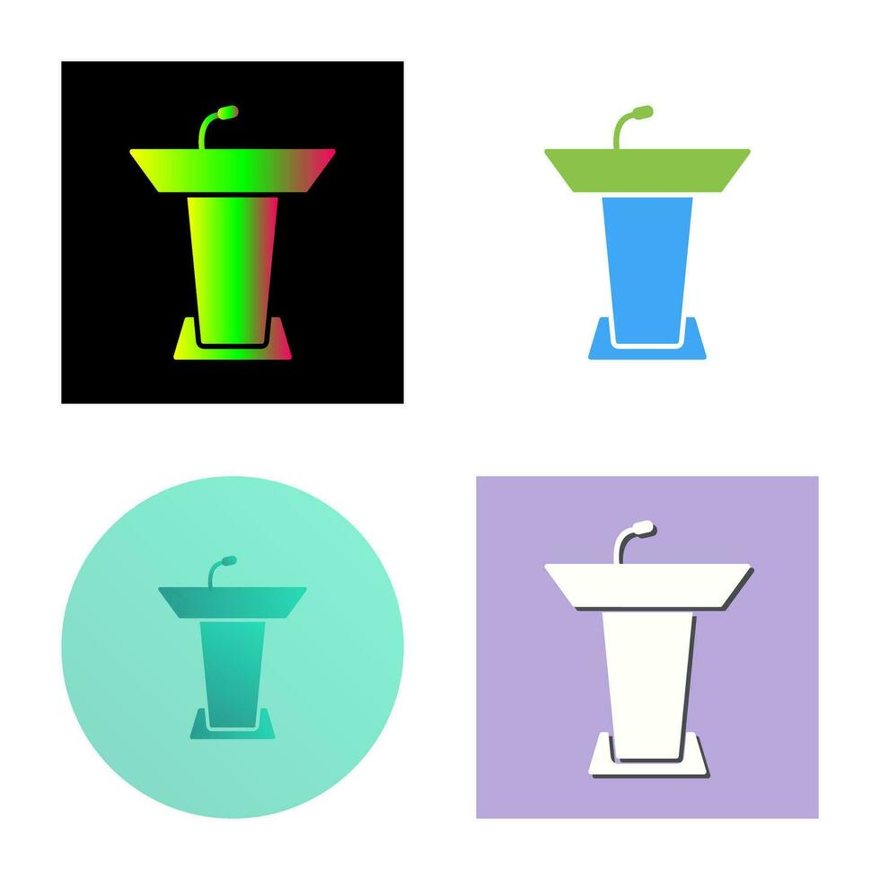 Podium Vector Icon