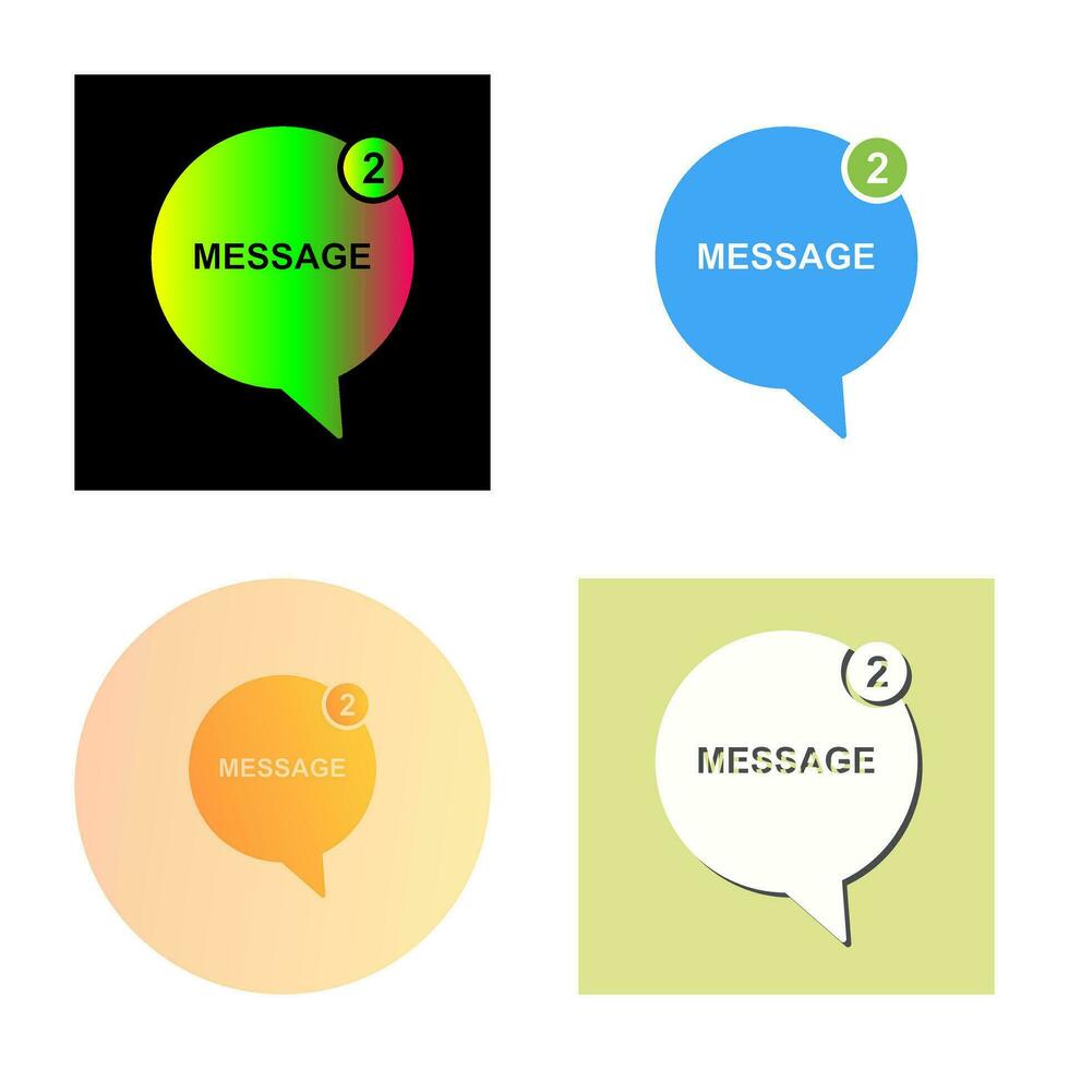 Message Bubbles Vector Icon