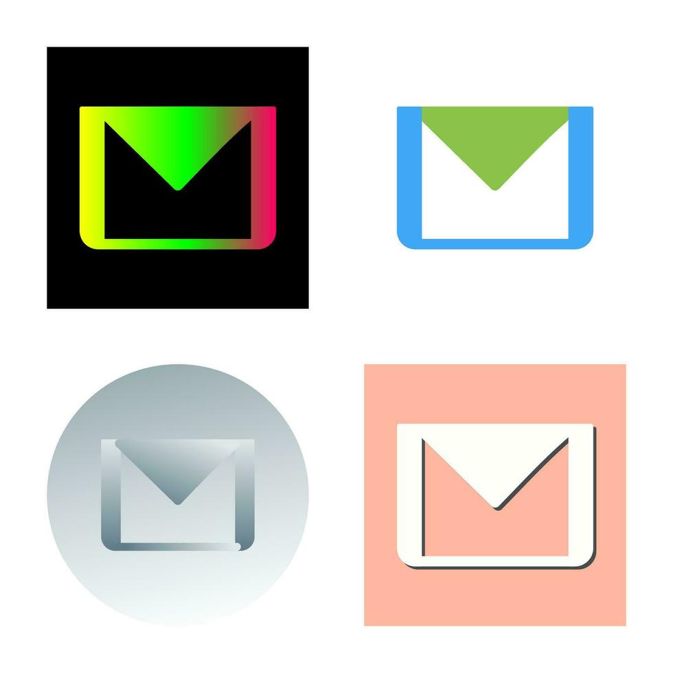 Unique Email Vector Icon