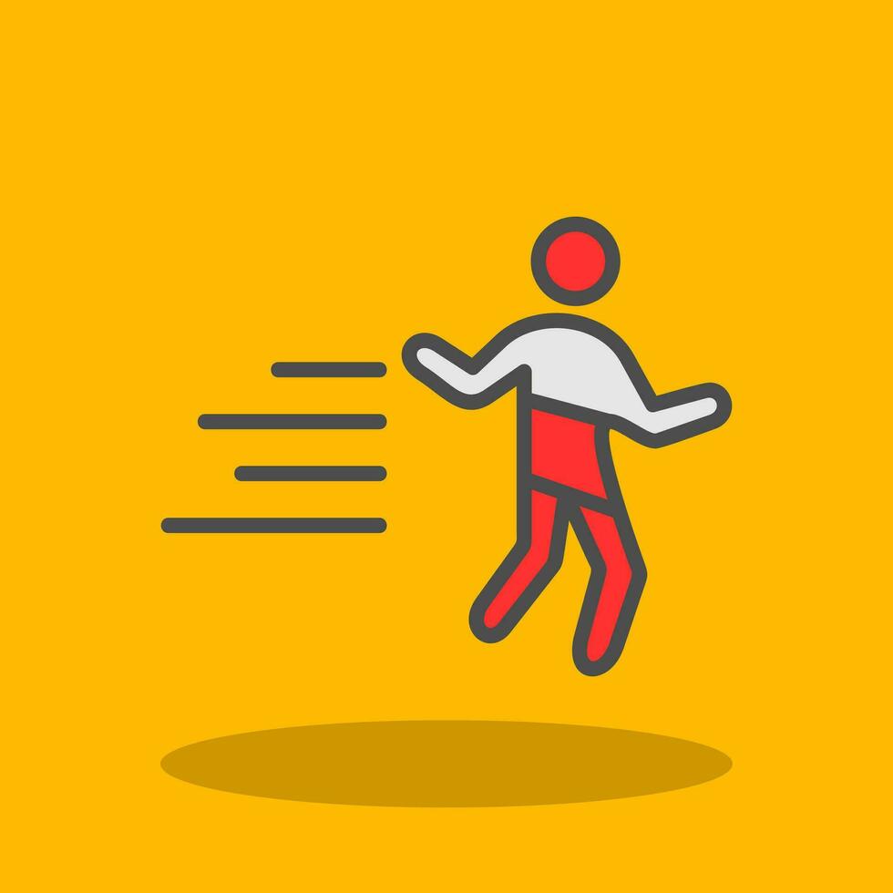 Shopping Sprinter Vector Icon Design