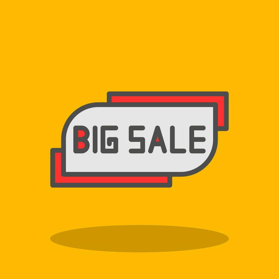 Big Sale Banner Vector Icon Design