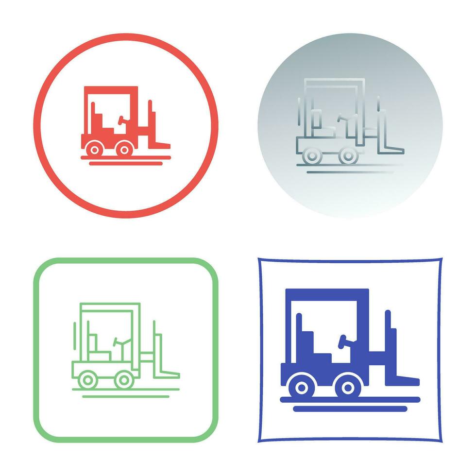 Forklift Vector Icon