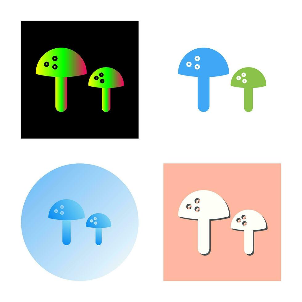 Mushrooms Vector Icon