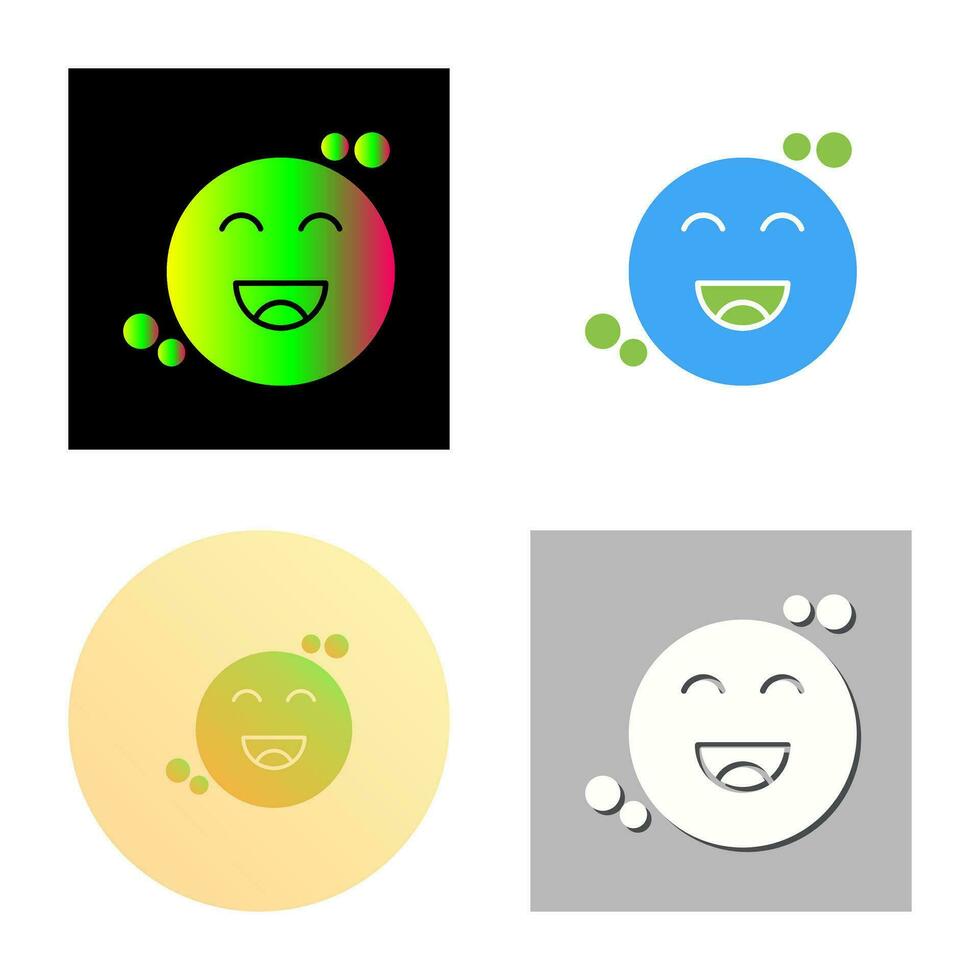 Happiness Vector Icon