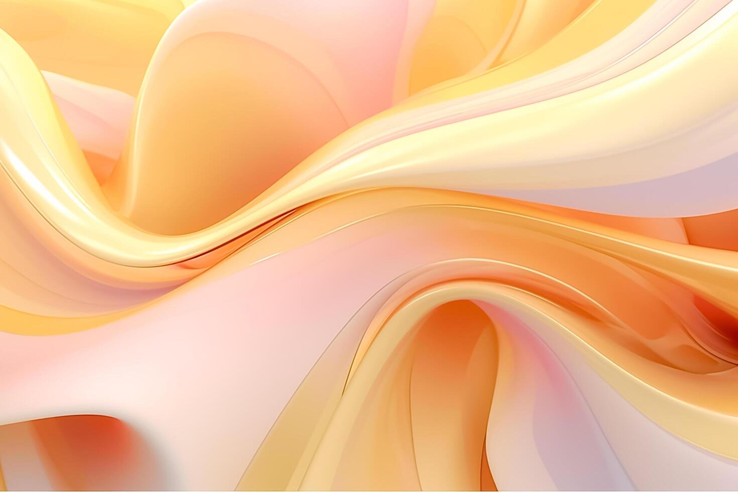 Elegant orange marble waves creating a modern and stylish look , 3d render photo