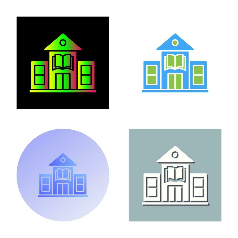 Library Building Vector Icon