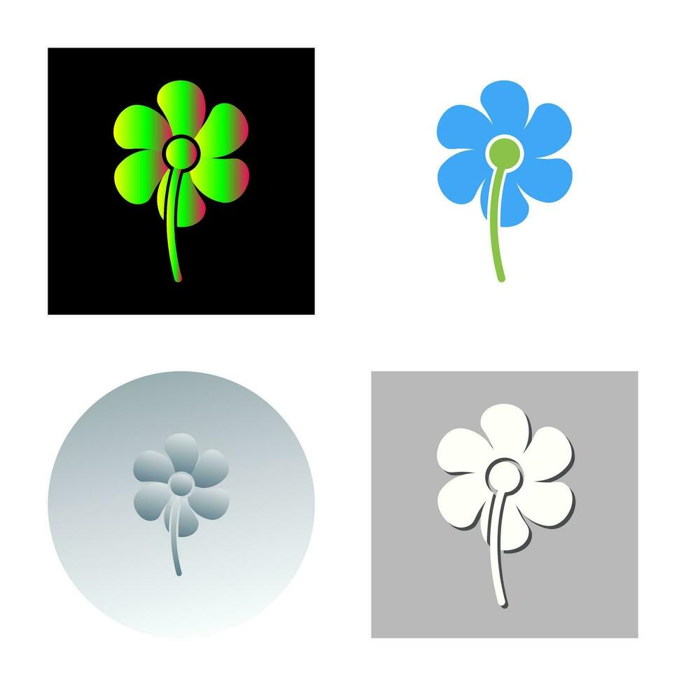 Small flowers Vector Icon