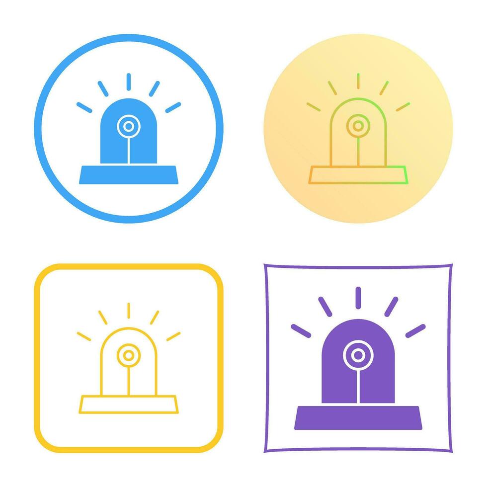Unique Siren Vector Icon