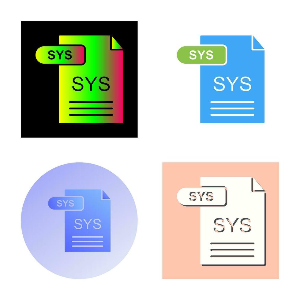 SYS Vector Icon
