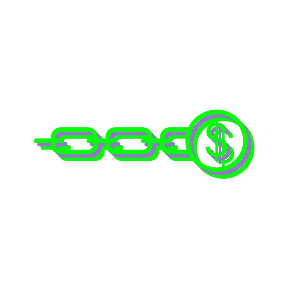 Unique Link Sales Vector Icon