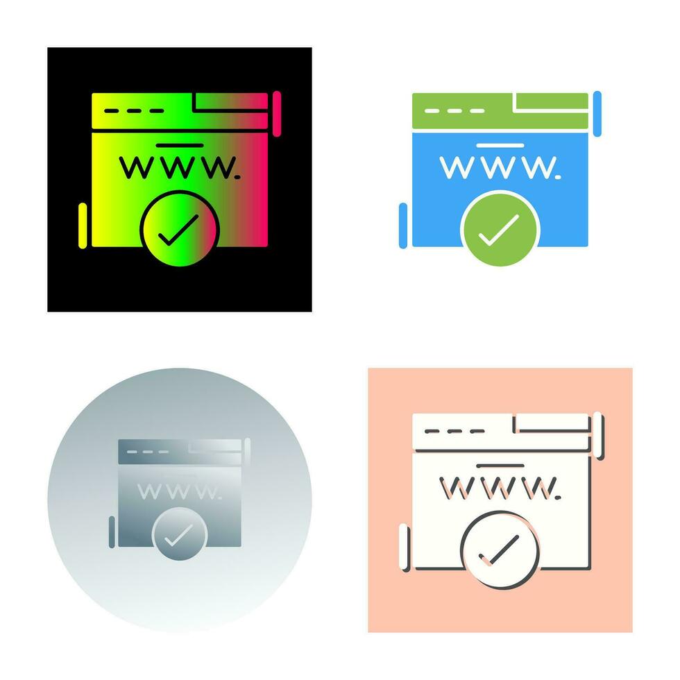 Domain Vector Icon