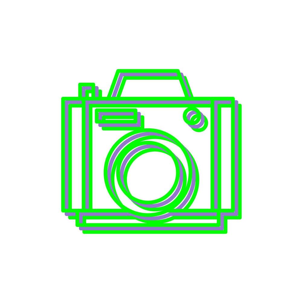 icono de vector de cámara de fotos