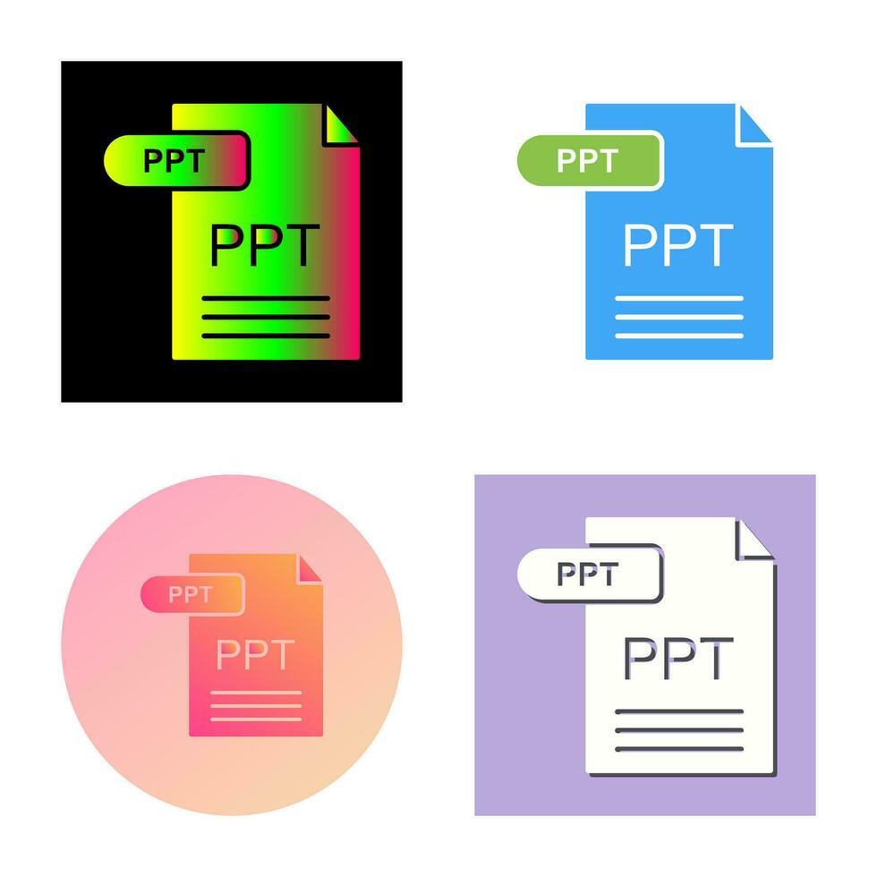 PPT Vector Icon