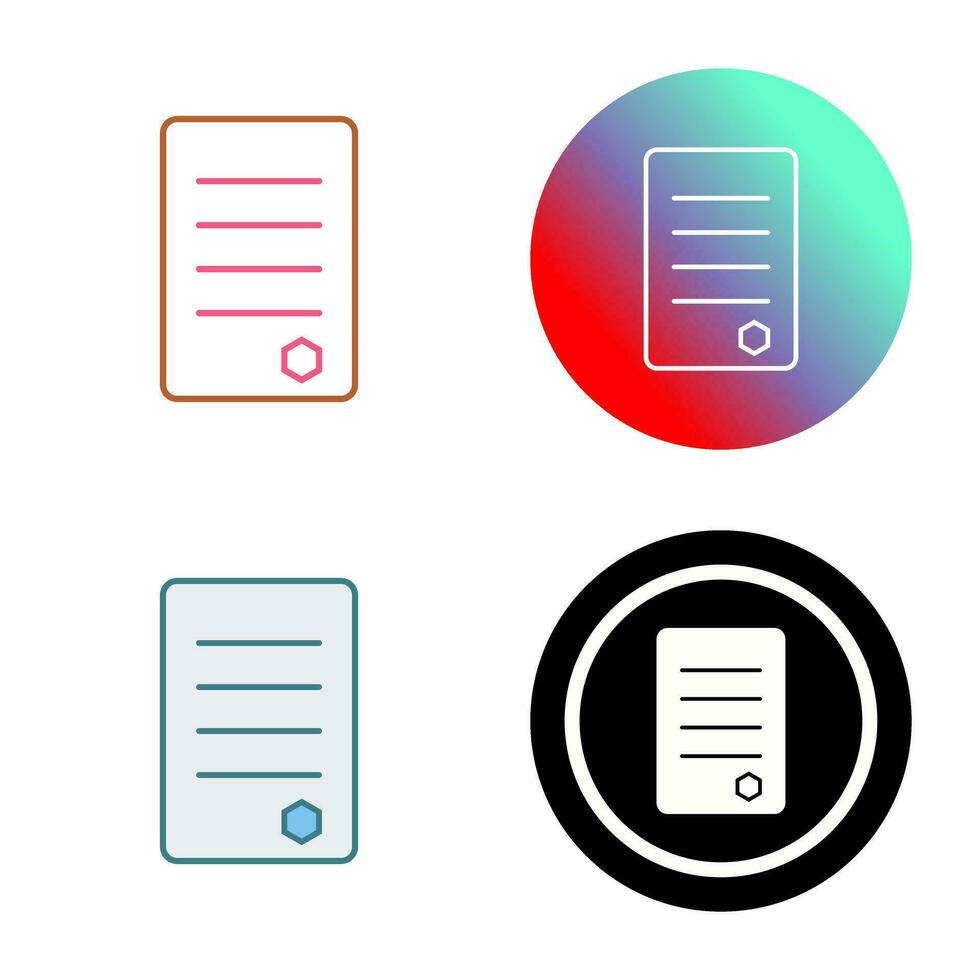 Unique Reports Vector Icon